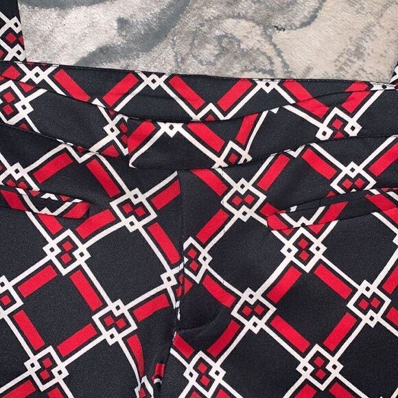 BRISE & BLUE pull-on red, white & blue leggings Small NWT - Picture 8 of 10